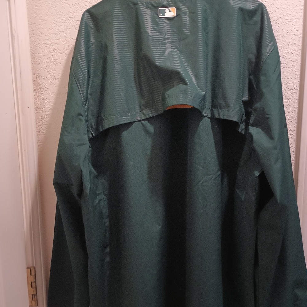 Oakland A's windbreaker jacket Size 2X Ready to ship out.